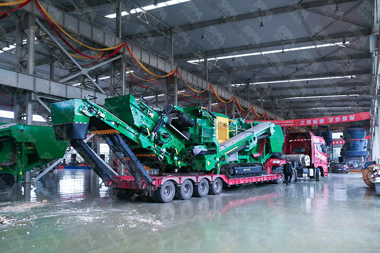 上午签约，下午发货！三台世邦MC进口履带移动破碎站发往辽宁！