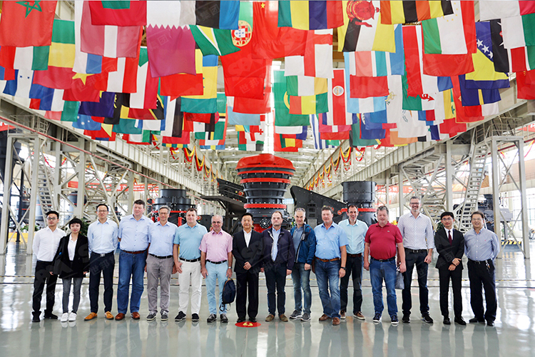 奥地利联邦经济商会、中国砂石协会莅临世邦集团参观交流