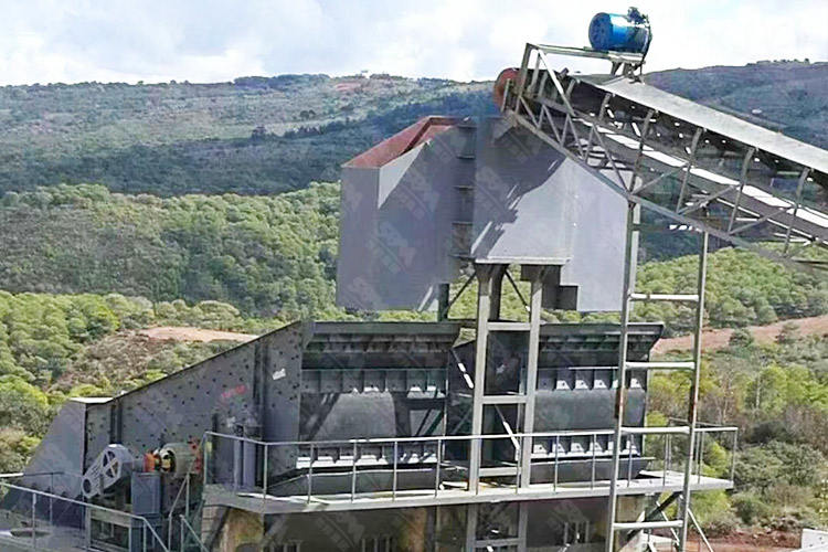 缅甸时产500吨石灰石破碎生产线